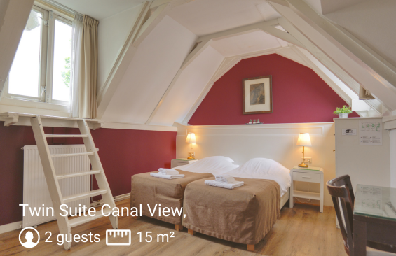 Twin Shuits Canal View Hotel Prinsenhof