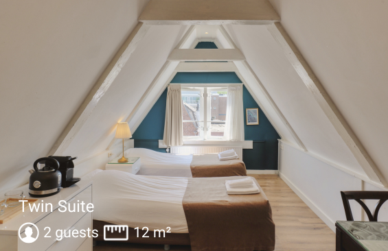 Twin Shuits Canal View Hotel Prinsenhof
